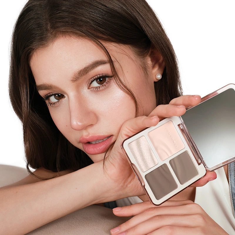 Judydoll 2 IN 1 Highlighter Contour Palette