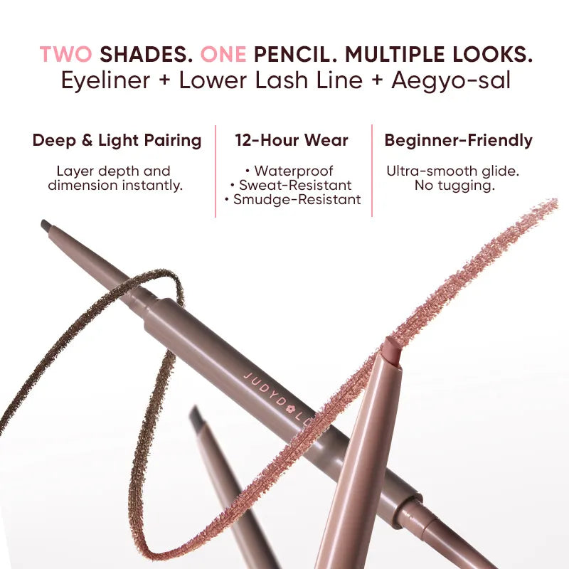 Dual-Color Gel Eyeliner Pencil