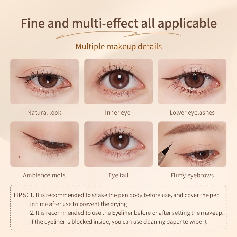 Judydoll-Ultra-Fine Liquid Eyeliner Quick-Drying Waterproof