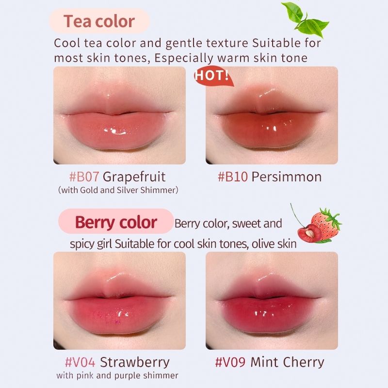 Mirror Tea Jelly Light Lip Glaze